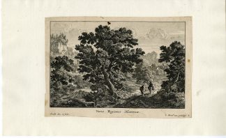 Antique Master Print-VARIE-REGIONES-FLIGHT TO EGYPT-Perelle-ca. 1650-1670