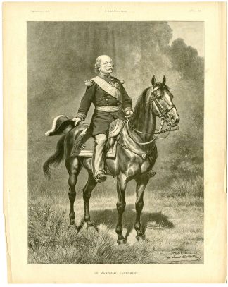 Antique Print-CANROBERT-MARECHAL-FRANCE-HORSEBACK-Riou-Didier-1885