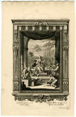 Antique Print-JUSTICE-ALLEGORY-TRADE-Friedrich-Scheuchzer-1731-1735