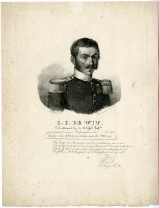 Antique Master Print-DE-WIT-PORTRAIT-WILLEMSORDE-van Langenhuysen-Eymaal-c.1826
