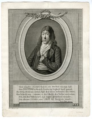 Antique Master Print-DIRK-HOITSMA-PORTRAIT-van der Meer-Mertens-1797
