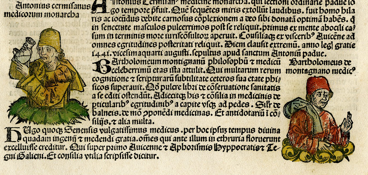 , Antique Print-NUREMBERG-CHRONICLE-COSIMO-MEDICI-Wolgemut-Pleydenwurff-1493, Pictura Antique Prints
