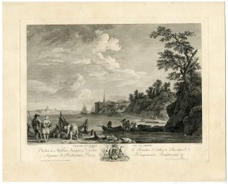 Antique Master Print-SAINT-VALERY-SUR-SOMME-Aliamet-Hackert-c.1770