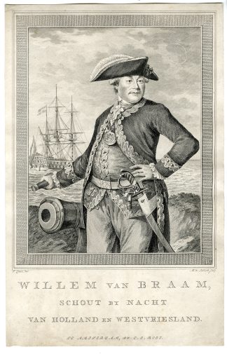Antique Print-WILLEM-VAN-BRAAM-ADMIRAL-de Sallieth-Craco-1782/1789-1800