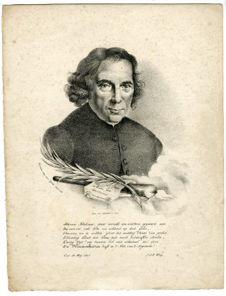Antique Print-PORTRAIT-JAN NIEUWENHUIZEN-van den Eynde-1827