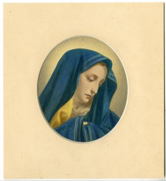 Antique Master Print-MADONNA-DEDO-Dolci-c.1867-1880