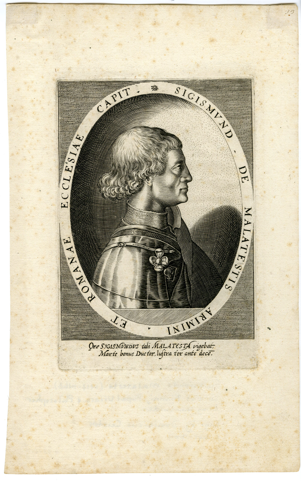 , Antique Master Print-SIGISMONDO-MALATESTA-ATRIUM-HEROICUM-Custos-1600-1604, Pictura Antique Prints