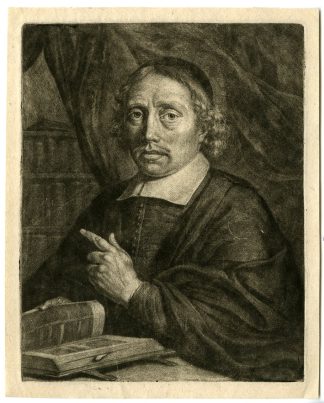 Antique Master Print-PORTRAIT-GUILJELMUS-SALDENUS-Verkolje-17th c.