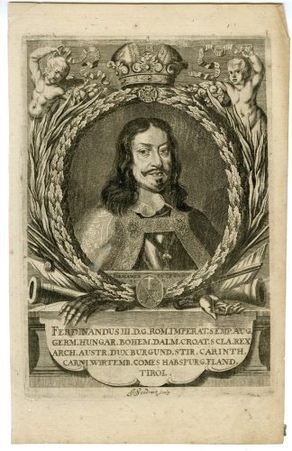 Antique Master Print-FERDINAND-III-HOLY-ROMAN-EMPEROR-Sandrart-1671
