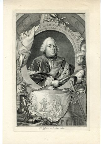 Antique Print-WILLEM-IV-PRINCE-OF-ORANGE-Houbraken-Pothoven-1751