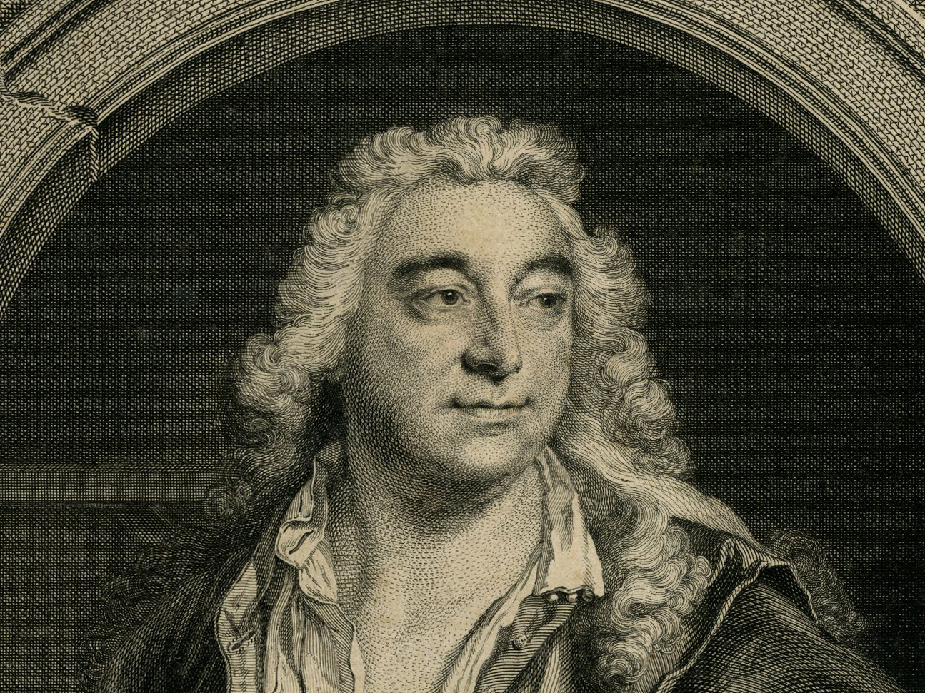 , Antique Master Print-PORTRAIT-NICOLAS-BERTIN-Lepicie-Delyen-1740, Pictura Antique Prints