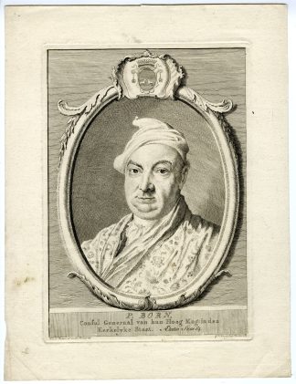 Antique Master Print-P.BORN-CONSUL-GENERAL-van Noorde-de Prenner-1764