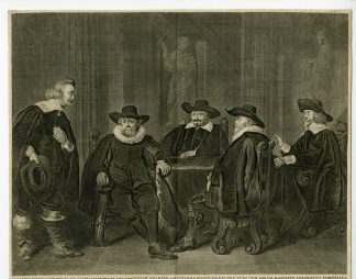 Antique Master Print-AMSTERDAM-MAYORS-MEDICEA-Suyderhoef-Keyser-1638