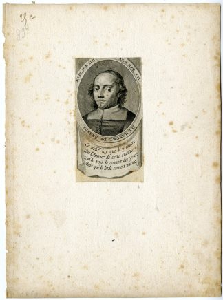 Antique Print-EMANUEL-DARANDA-FLEMISH-AUTHOR-PORTRAIT-Anonymous-c.1656