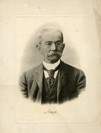 Antique Print-GEORG-VON-MAYR-PORTRAIT-PHOTOGRAVURE-Eckstein-c.1900