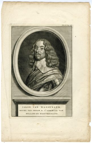 Antique Print-JAKOB-VAN-WASSENAER-OBDAM-LT-ADMIRAL-HOLLAND-Picart-1728