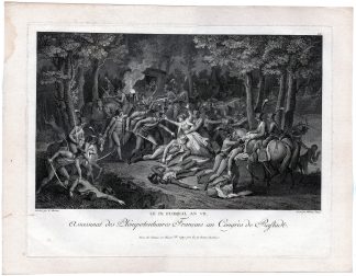 Antique Master Print-FRENCH REVOLUTION-SOLDIERS-RASTAD-Helman-Monnet-c.1802