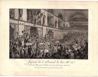 Antique Master Print-FRENCH REVOLUTION-PRAIRIAL-CELEBRATION-Helman-Monnet-c.1802