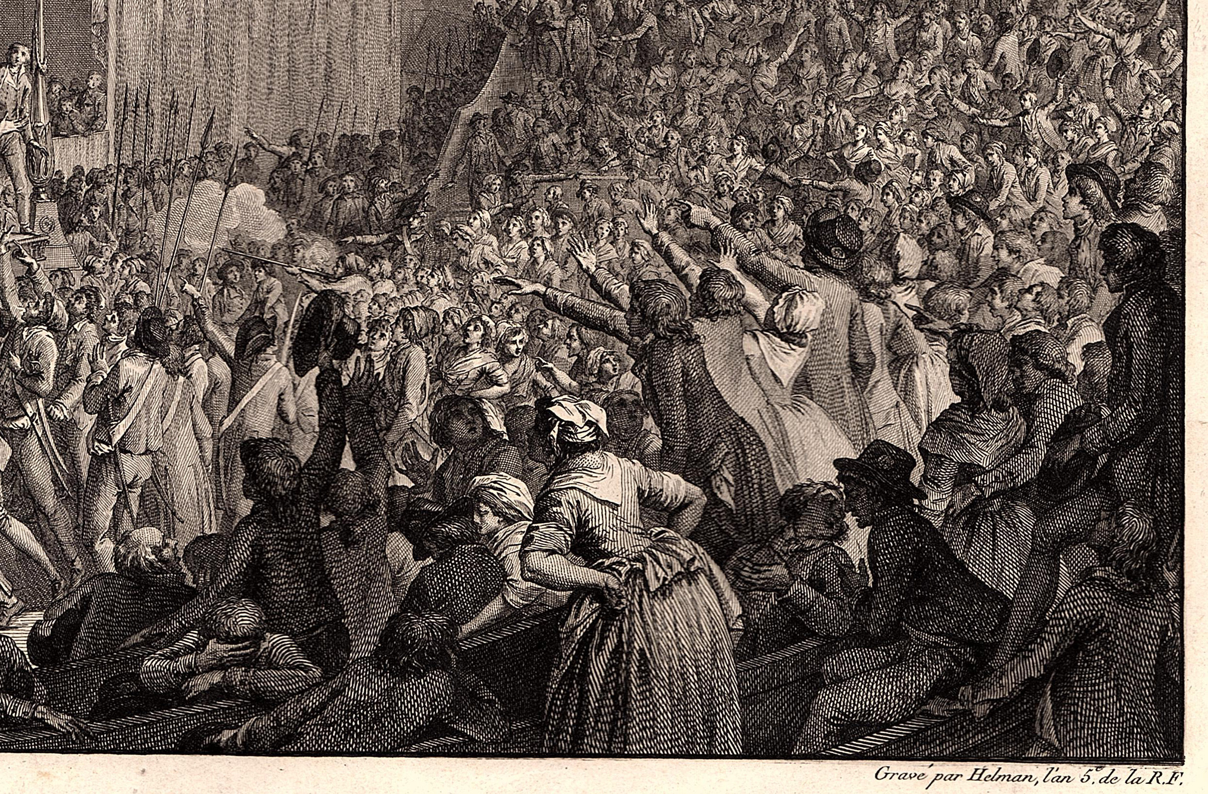 , Antique Master Print-FRENCH REVOLUTION-PRAIRIAL-CELEBRATION-Helman-Monnet-c.1802, Pictura Antique Prints