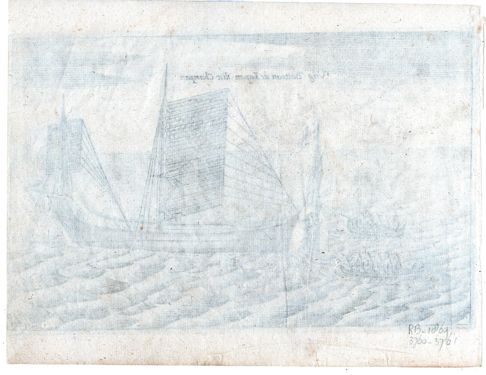 , Antique Print-JAPANESE SHIP-CHAMPAN-PHILLIPINES-van Doetecum-Wright-c.1600, Pictura Antique Prints