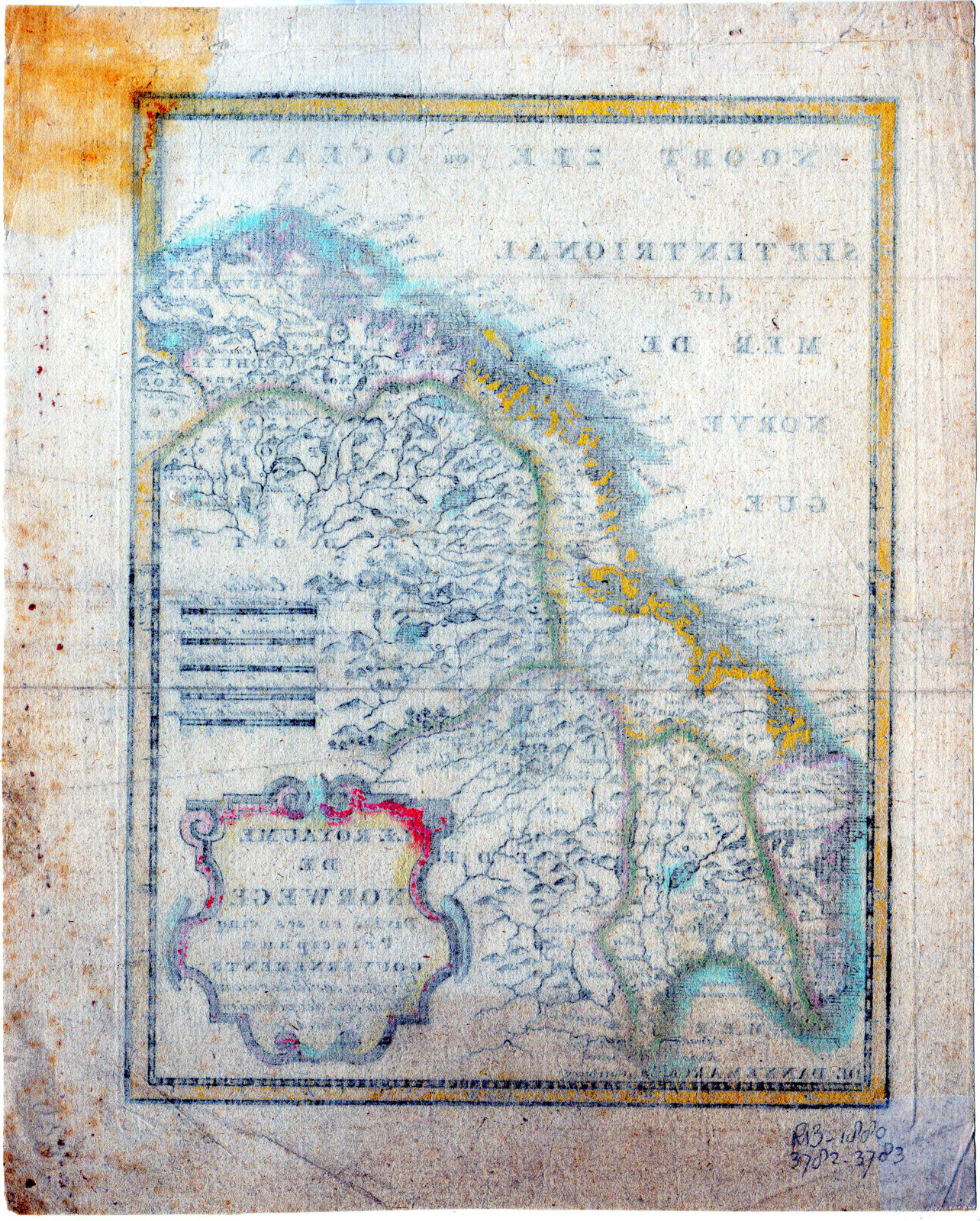 RB 3783 416x518 Antique Map-NORWAY-SCANDINAVIA-de Leth-1749 - Image 2