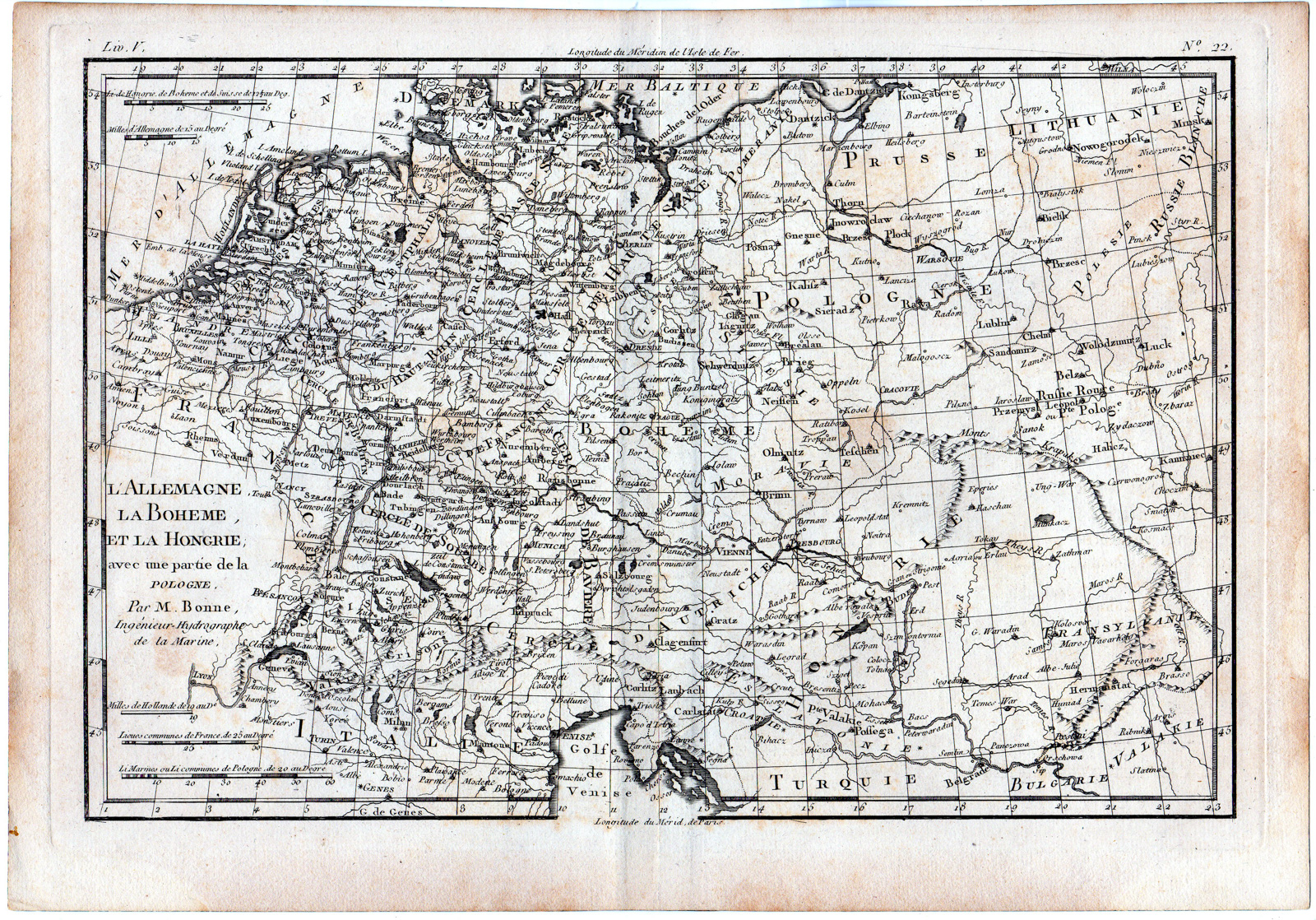 RB 3790 416x291 Antique Map-GERMANY-HONGARY-BOHEMIA-POLAND-Bonne-ca 1788
