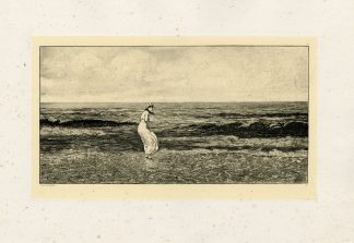 Antique Master Print-BY-THE-SEA-INTERMEZZOS-Klinger-1881