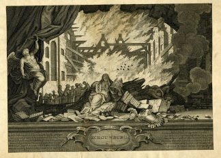 Antique Master Print-FIRE-AMSTERDAM-SCHOUWBURG-THEATRE-Bogerts-Crajenschot-1772