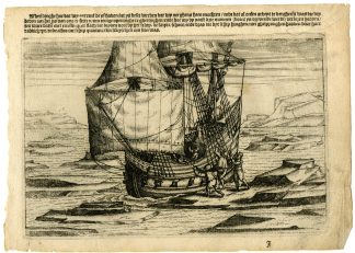 Antique Master Print-BARENTSZ-NOVA-ZEMBLA-HET-BEHOUDEN-HUIS-De Veer-1598