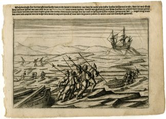 Antique Master Print-BARENTSZ-NOVA-ZEMBLA-HET-BEHOUDEN-HUIS-De Veer-1598