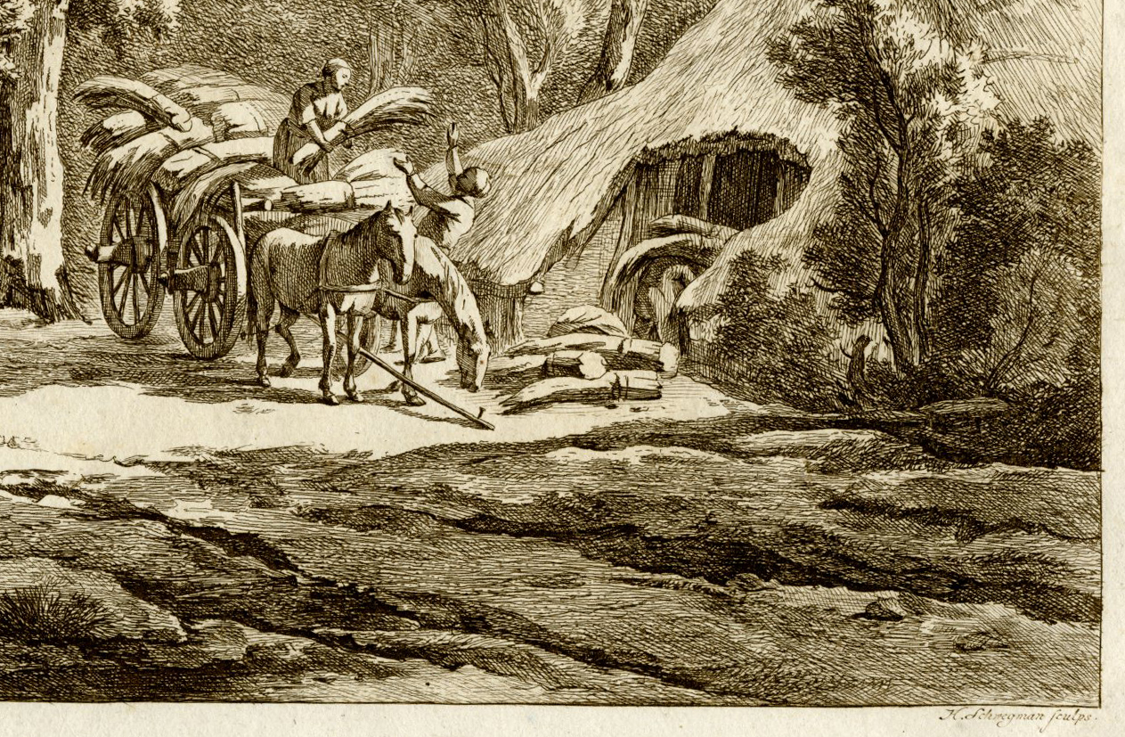, Antique Master Print-DRENTHE-LANDSCAPE-WESTERBORK-Schwegman-Van Drielst-1771, Pictura Antique Prints