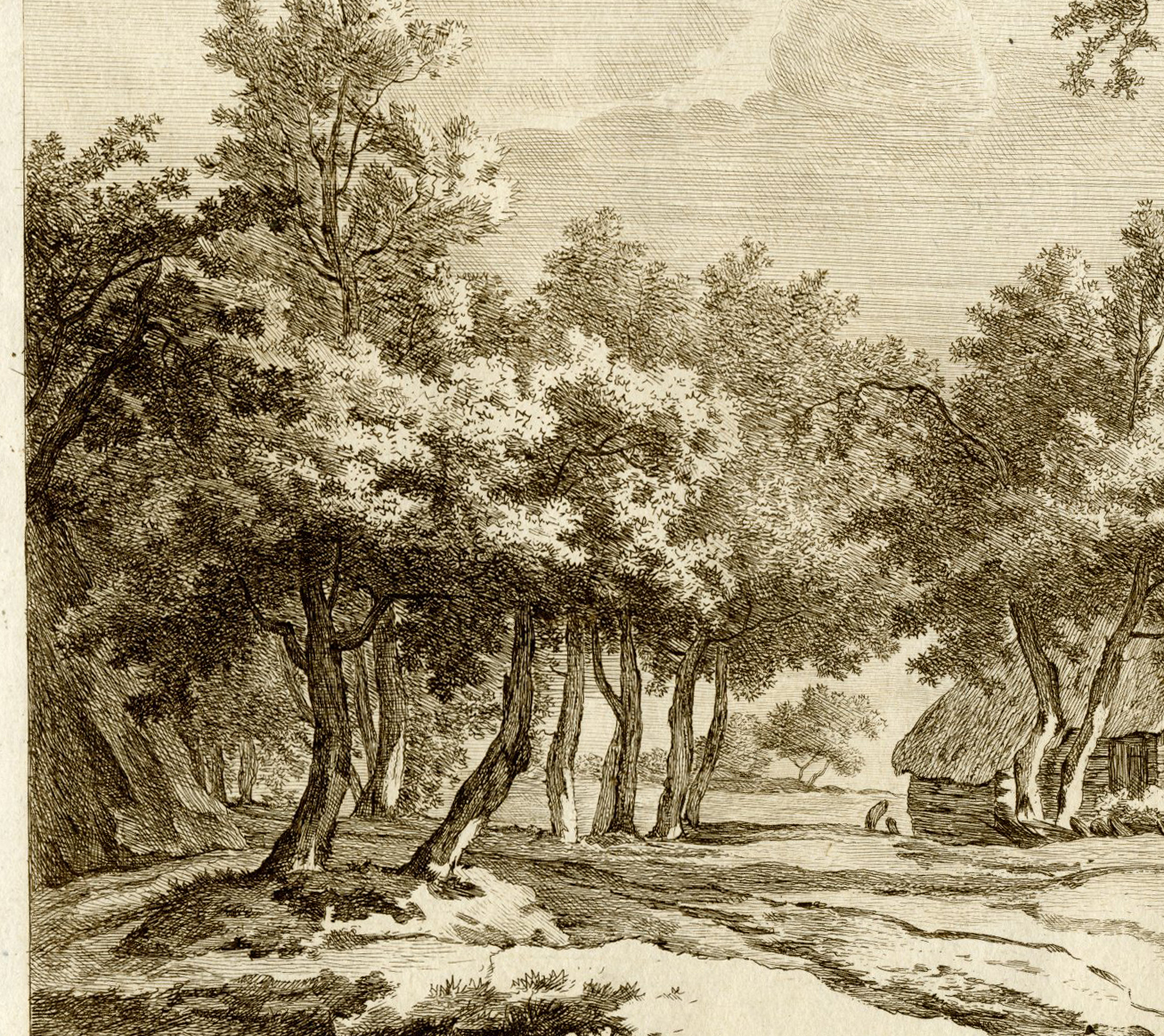 , Antique Master Print-DRENTHE-LANDSCAPE-WESTERBORK-Schwegman-Van Drielst-1771, Pictura Antique Prints