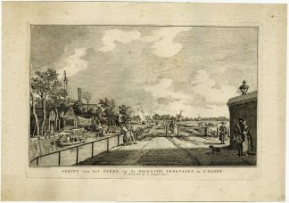 Antique Print-DELFSCHE-TREKVAART-THE-HAGUE-La Fargue-1764