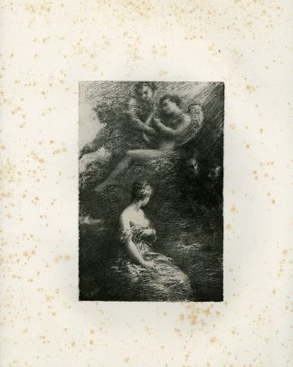 Antique Master Print-DAMNATION-OF-FAUST-MARGUERITE-Fantin-Latour-c.1888
