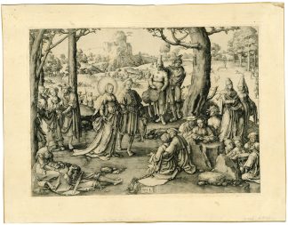 Antique Master Print-DANCE-OF-SAINT-MARY-MAGDALENE-Durand-Van Leyden-1872