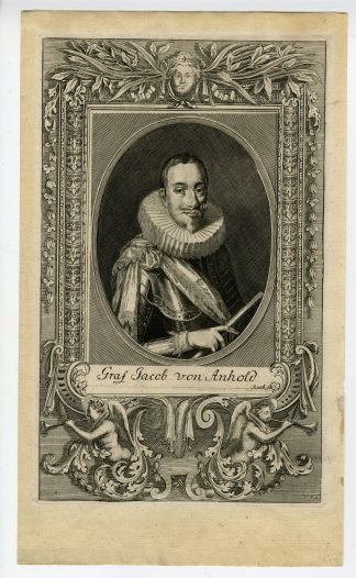 Antique Print-GRAF-JACOB-VON-ANHOLD-BRONCKHORST-BATENBURG-Rosh-Khevenhiller-1722