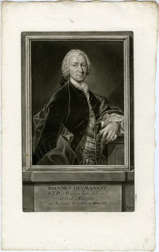 Antique Master Print-JOHANN-HEUMANN-ALTDORF-JURIST-PORTRAIT-Haid-Ihlen-1757