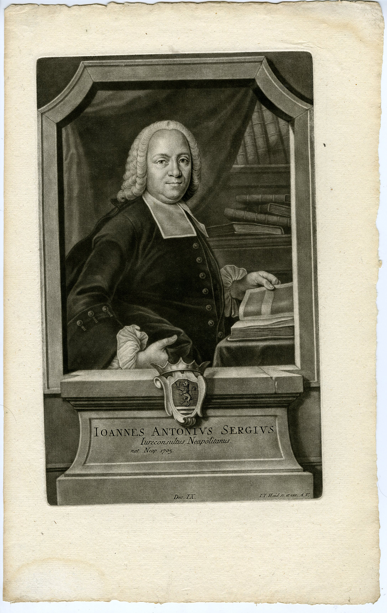 , Antique Master Print-CHRISTIAN-GOTTLIEB-LUDWIG-BOTANIST-Haid-Haussmann-1757, Pictura Antique Prints