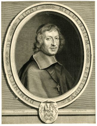 Antique Master Print-DOMINIQUE-DE-LIGNY-BISHOP-PORTRAIT-Nanteuil-1661