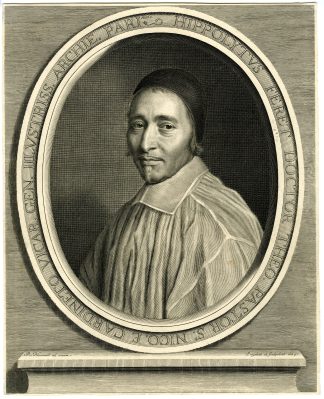 Antique Master Print-HIPPOLYTE-FERET-PORTRAIT-Nanteuil-1669