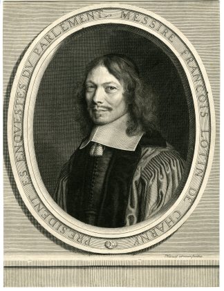 Antique Master Print-FRANCOIS-LOTIN-DE-CHARNY-PORTRAIT-Nanteuil-1657