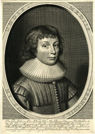 Antique Master Print-FREDERICK-HENRY-OF-THE-PALATINATE-Delff-van Mierevelt-1629