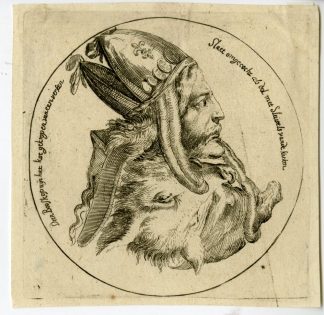Antique Master Print-CHRISTOPH-BERNHARD-VON-GALEN-SATIRE-De Hooghe-1672
