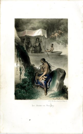 Antique Print-JESUITS-PARAGUAY-MISSIONS-Fragonard-1846
