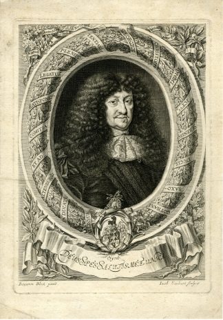 Antique Master Print-GEORGIUS CHRISTOPHE DREHER-JURIST-PORTRAIT-Sandrart-Block-ca. 1670
