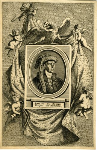 Antique Master Print-PHILIP-THE-GOOD-DUKE-BURGUNDY-ENGRAVING-Anonymous-c.1700