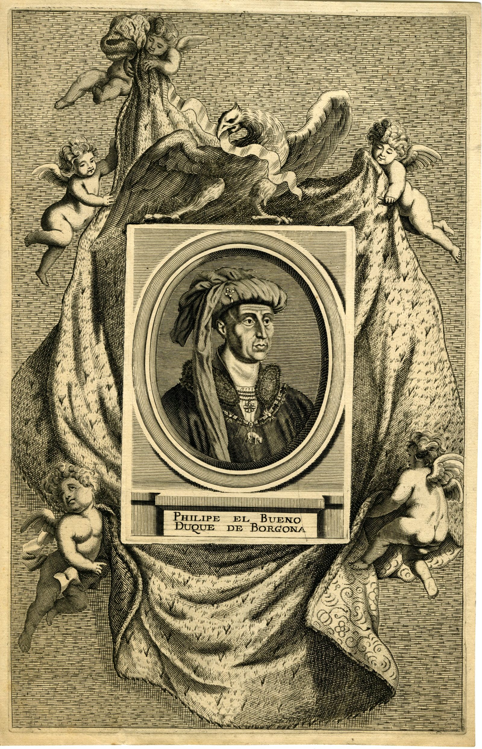 , Antique Master Print-PHILIP-THE-GOOD-DUKE-BURGUNDY-ENGRAVING-Anonymous-c.1700, Pictura Antique Prints