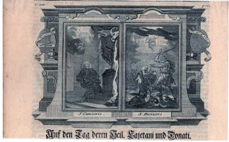 Antique Print-PORTRAIT-SAINT CHRYSANT-SAINT DARIA-RELIGION-Rentz-1728