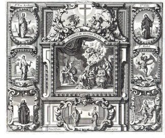 Antique Print-SAINTS FEASTS SEPTEMBER-PORTRAIT-SAINT LEU-Lepautre-1685