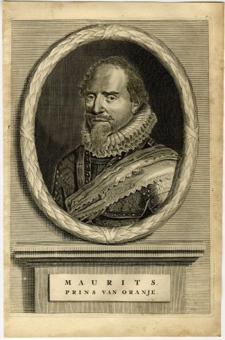 Antique Print-MAURICE-PRINCE OF ORANGE-NASSAU-PORTRAIT-de Groot-1681